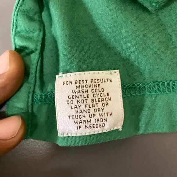 PETER MILLAR Men’s Green Polo Shirt 100% Cotton Size M - Picture 9 of 10